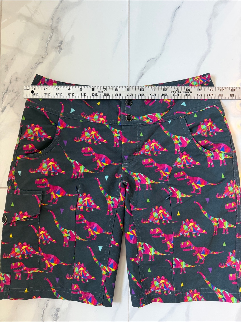 SHREDLY Jonesy MTB Mountain Bike Cycling Athletic Shorts In Dino Women’s Size 4 - Picture 9 of 14